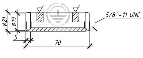 Coupler dimensional drawing GL-10402
